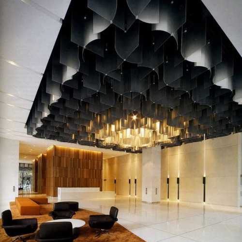 CHANDELIER TEXTILE CEILING BY ASIF ALI